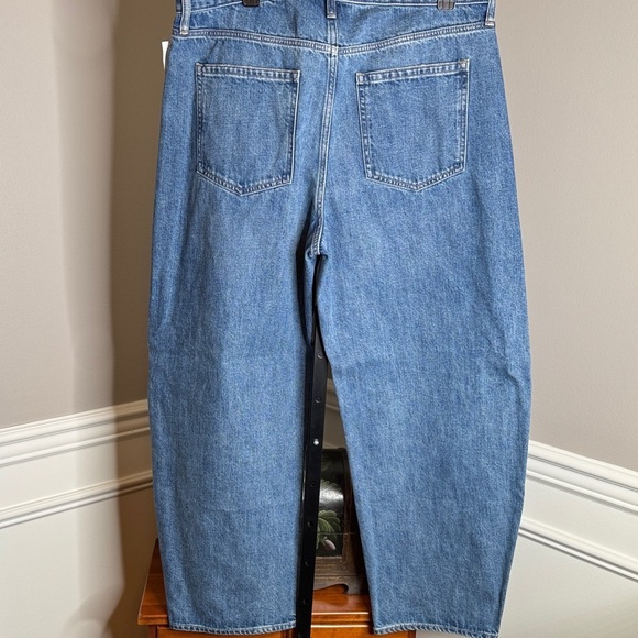 Gap high-rise barrel jeans size 33 or 16 regular - Picture 4 of 7